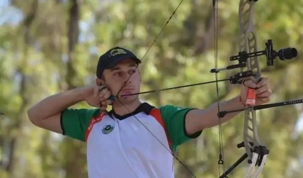 Nikolajuk se colgó tres medallas en el Nacional de Tiro con Arco