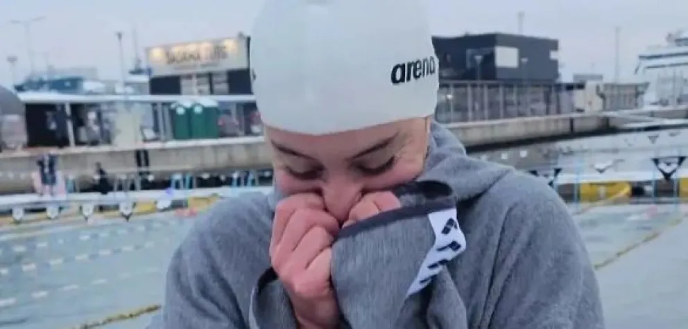 Ni el hielo alemán pudo detener la marcha de Ailén Lascano Micaz