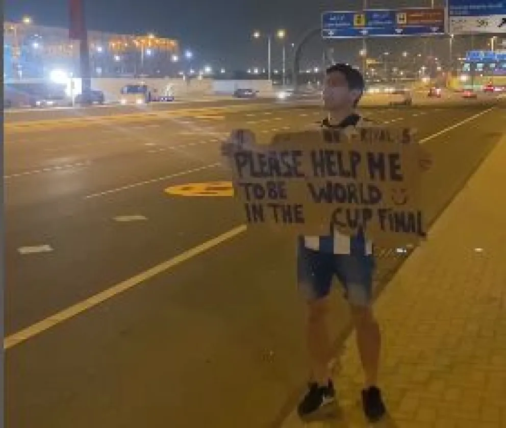 “Give me money”: el desopilante pedido del viedmense Raúl Figueroa de cara a la final