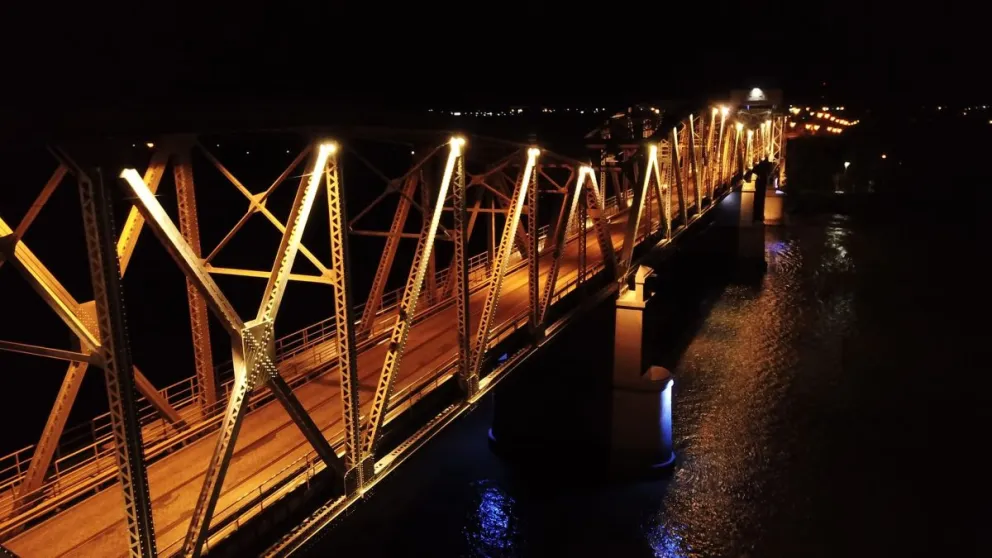 Pesatti celebró los 91 años del puente ferrocarretero