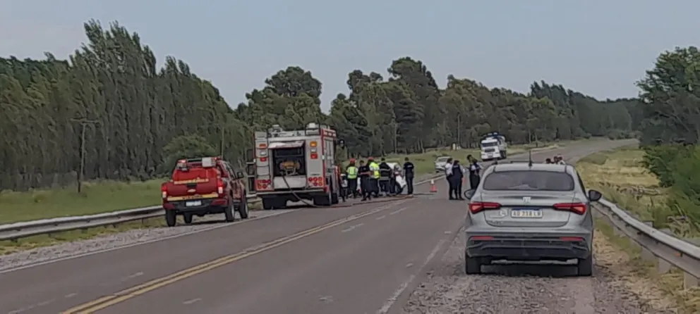 Murió una joven viedmense en un accidente en la Ruta 3