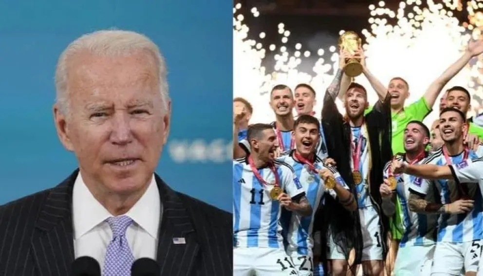 Joe Biden felicitó a Alberto Fernández por el logro de la Selección argentina en el Mundial
