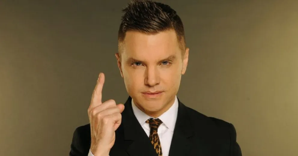 Así era el look de Santiago del Moro cuando debutó en la TV argentina