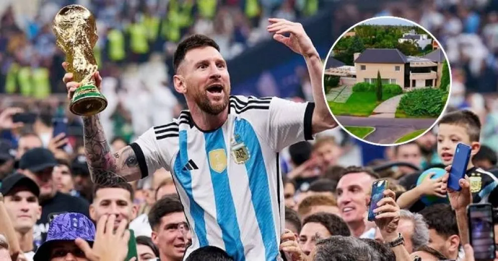 Así es la casa de Lionel Messi en Rosario, donde pasará Navidad: tiene 25 habitaciones y un cine