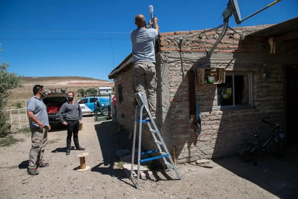 ALTEC y una destacada obra de conectividad en los parajes rionegrinos