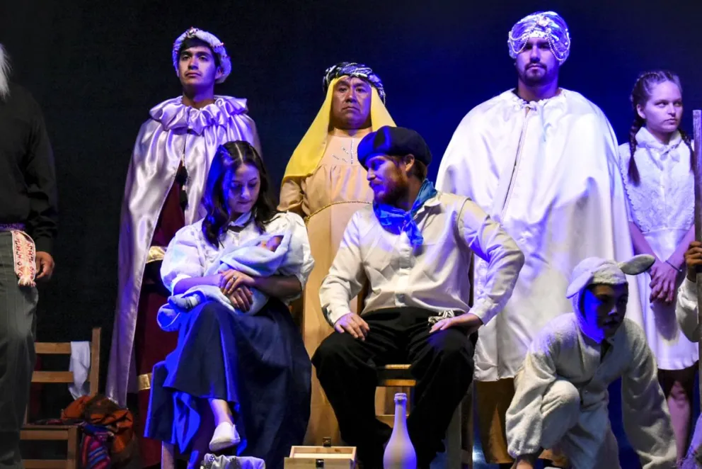 Viedma vivió una noche mágica con una Navidad Gaucha