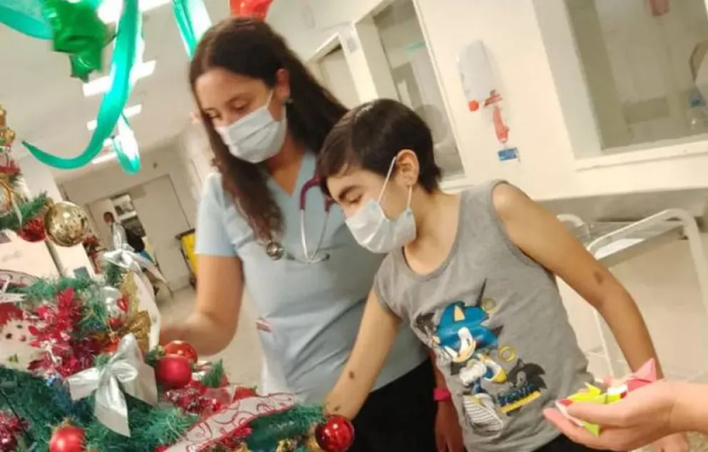 Desgarrador: el pedido que le hizo un nene internado en un hospital a Papá Noel 