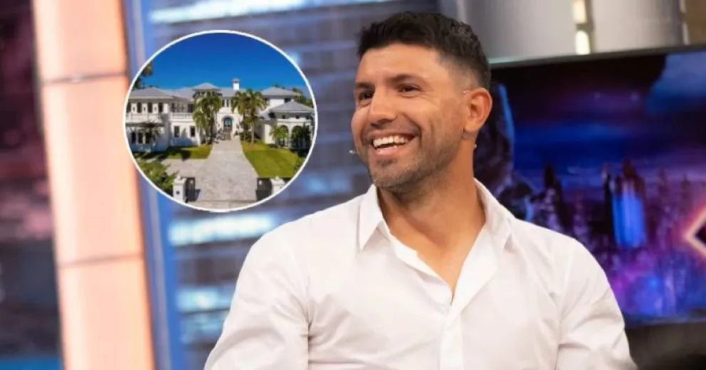 La mansión con vista al mar que compró el Kun Agüero en Miami