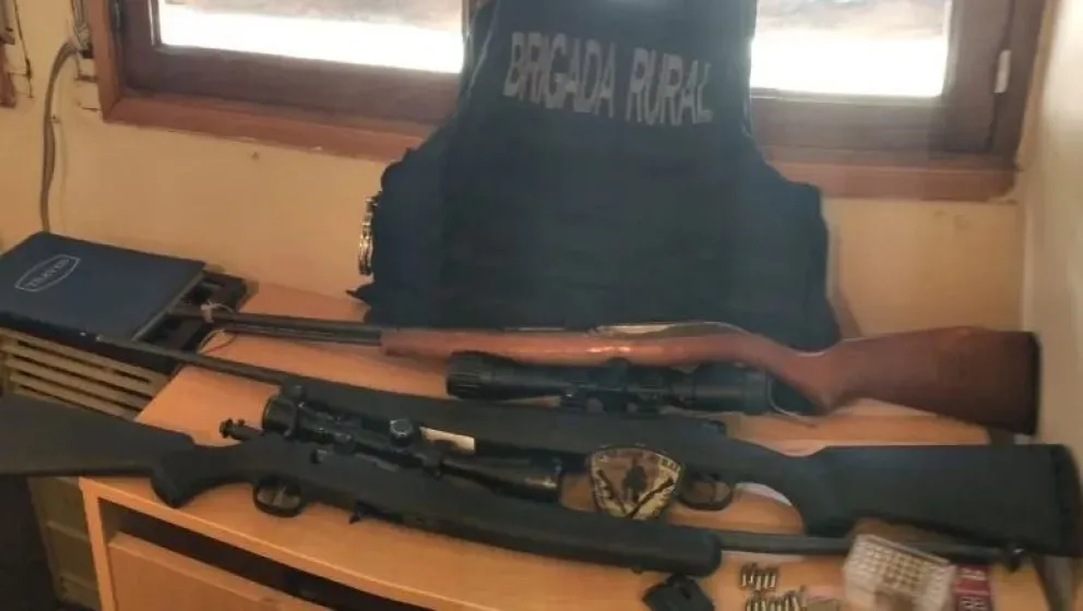 Intenso trabajo contra el cuatrerismo: secuestraron armas largas cerca de chacras, en plena madrugada 