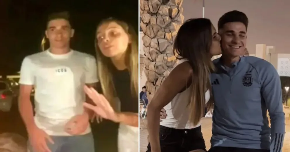 Cómo es la campaña que se armó en redes para que Julián Álvarez deje a su novia