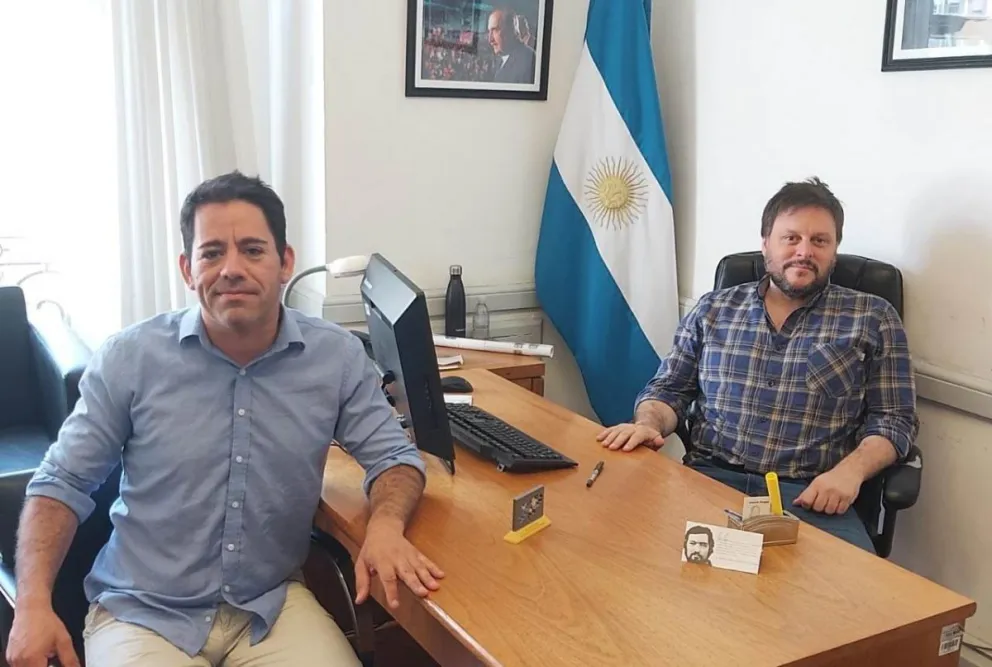 Rumbo a la campaña 2023: Díaz se reunió con Santoro para repasar la agenda de temas