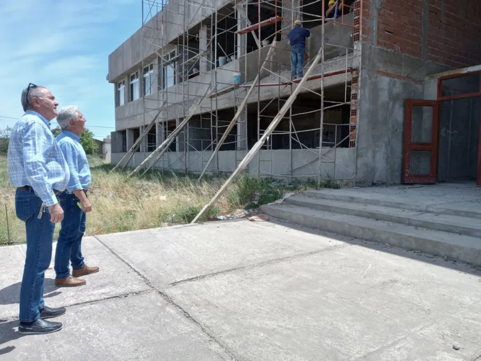 Continúa avanzando la obra del  nuevo edificio del Instituto de Formación Docente y Técnica N°25