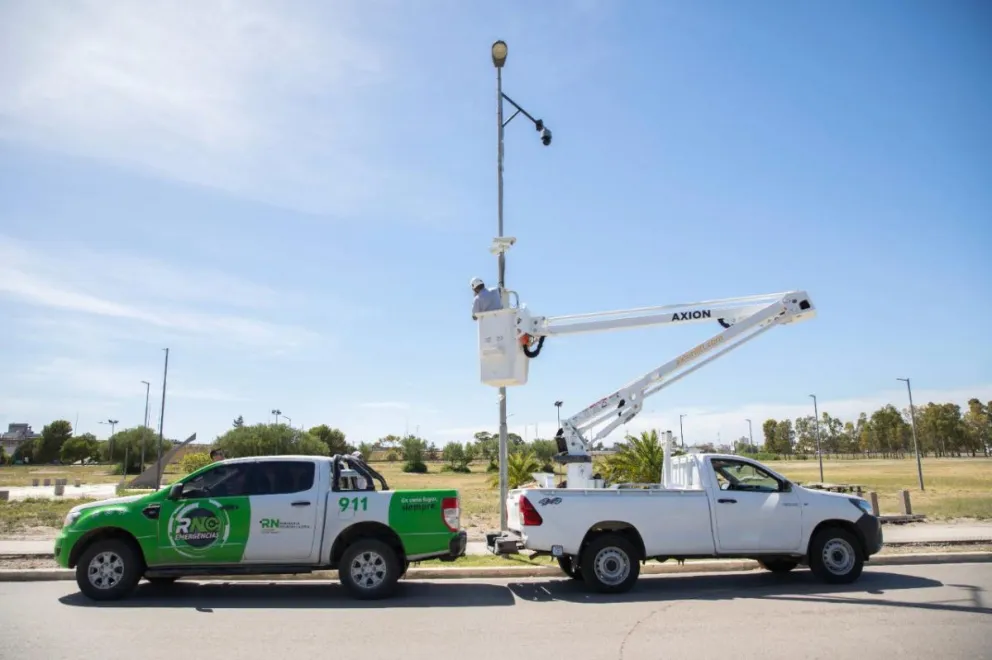 El Parque Ferreira está controlado con una segunda cámara de seguridad