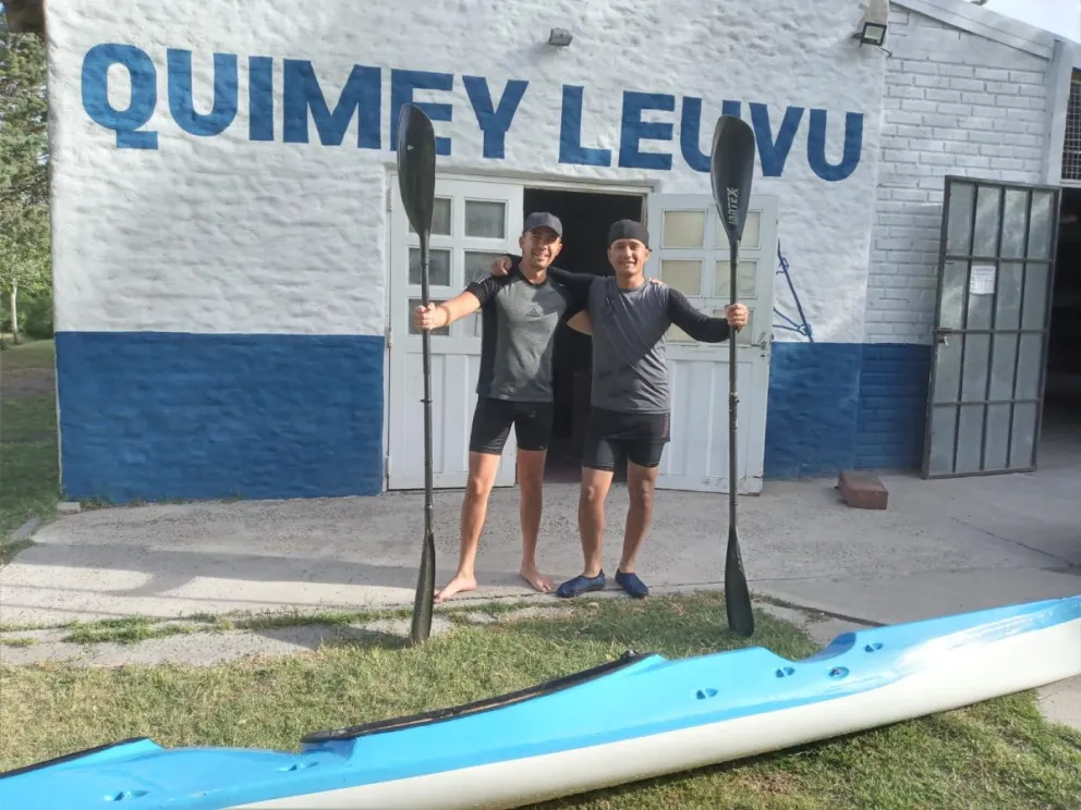 El club Quimey Leuvú tiene a dos debutantes en sus filas: la historia de Gastón y Héctor