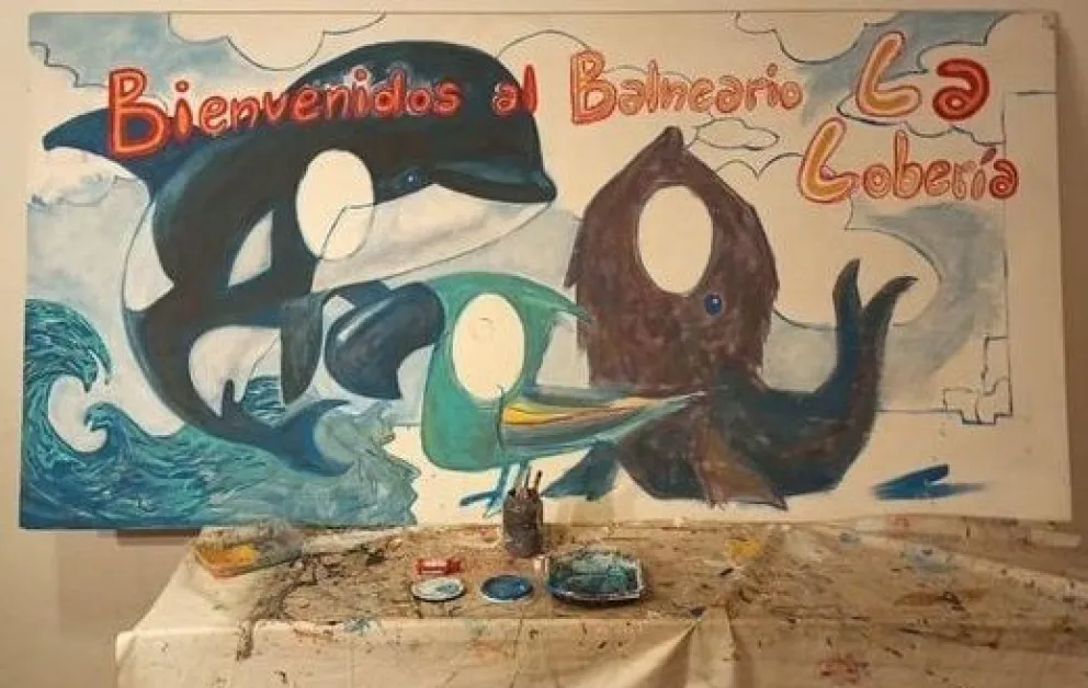 El artista Naco Fichetti realizó una obra que será expuesta en La Lobería: dónde será colocada para poder sacarse fotos