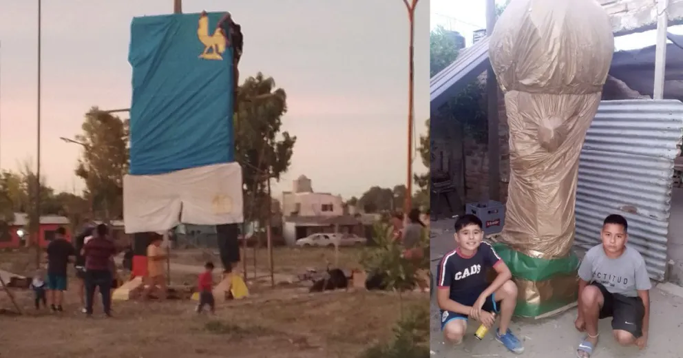 Quema de muñecos: en el Lavalle estará Mbappé y en Patagones la copa