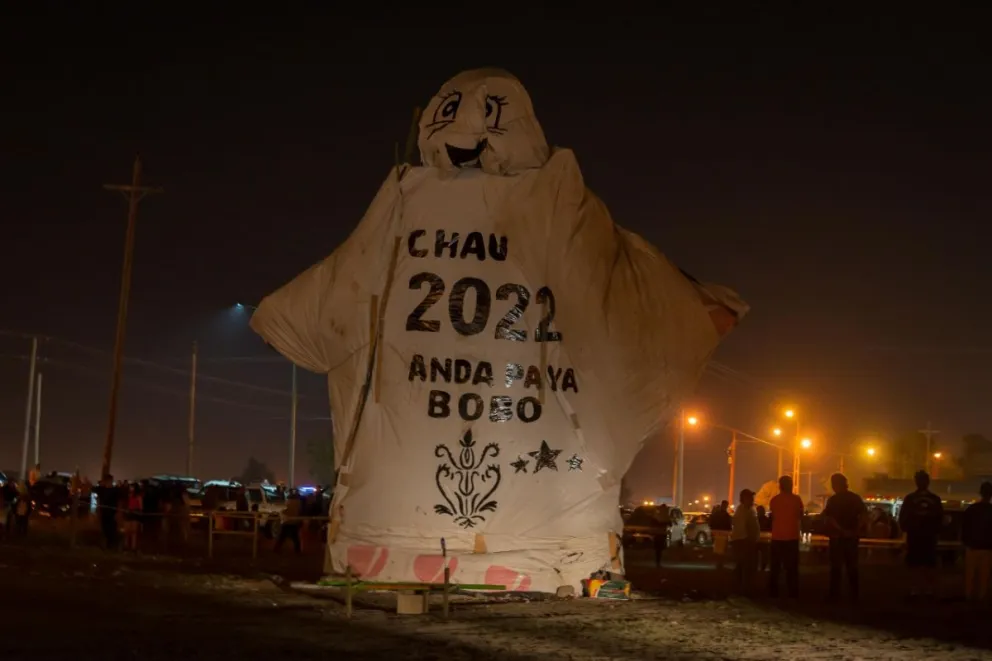 Las quemas de los muñecos fueron un éxito total