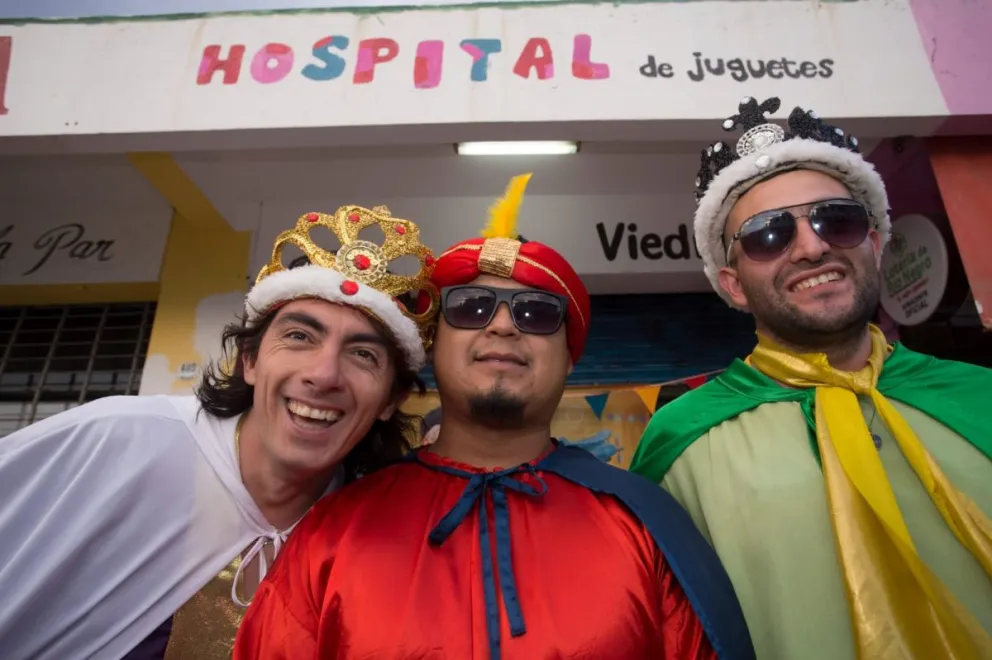 Los Reyes Magos dijeron presente en el barrio Ceferino