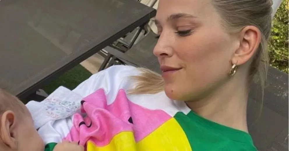 Luisana Lopilato mostró fotos no vistas de Cielo, su hija más chica