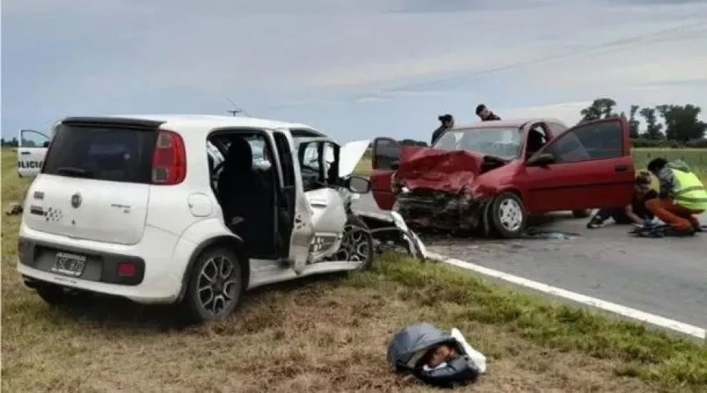 Accidente mortal: un bebé recién nacido murió en un choque frontal