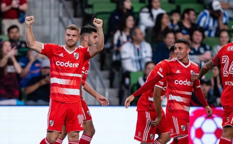 Otra victoria de River en Estados Unidos: venció 2-0 a Millonarios y Demichelis sigue invicto como DT