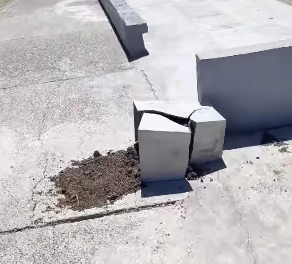 Por el vandalismo se enojó Magnanelli: "Gente de porquería"