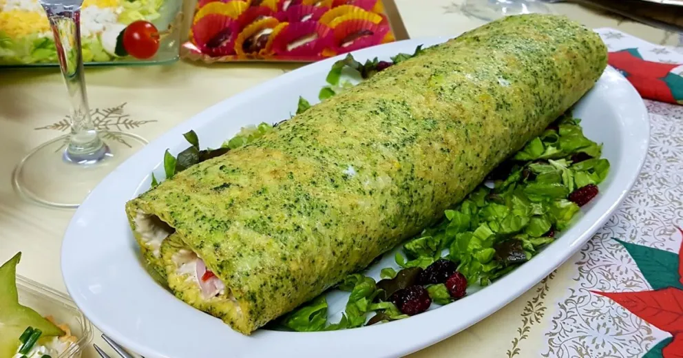 Wraps de brócoli para preparar en pocos minutos y con sólo 3 ingredientes