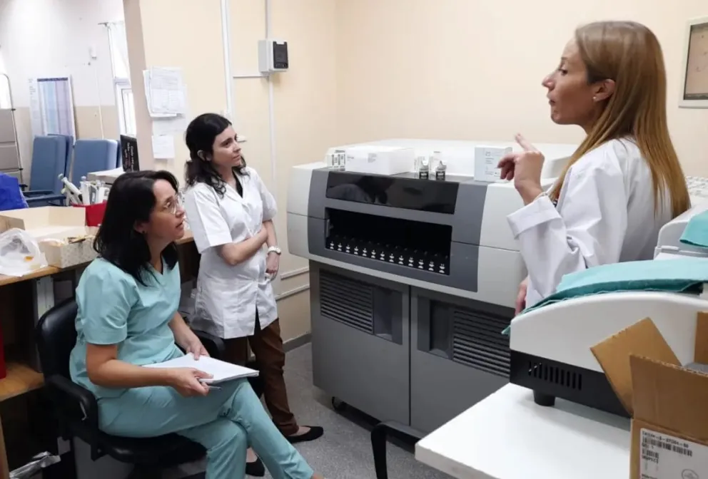 El Hospital Zatti sumó un nuevo equipamiento para el Servicio de Hemoterapia