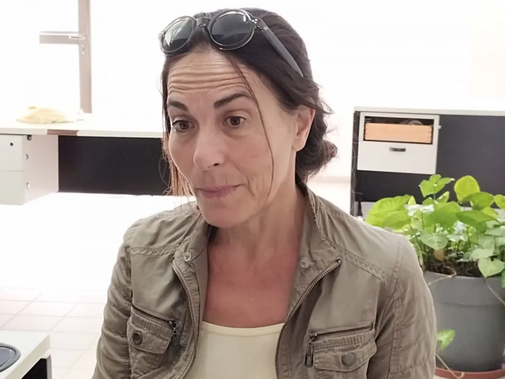 Cynthia, durante una entrevista con NoticiasNet  en 2023 en la que se puso en valor su trayectoria.