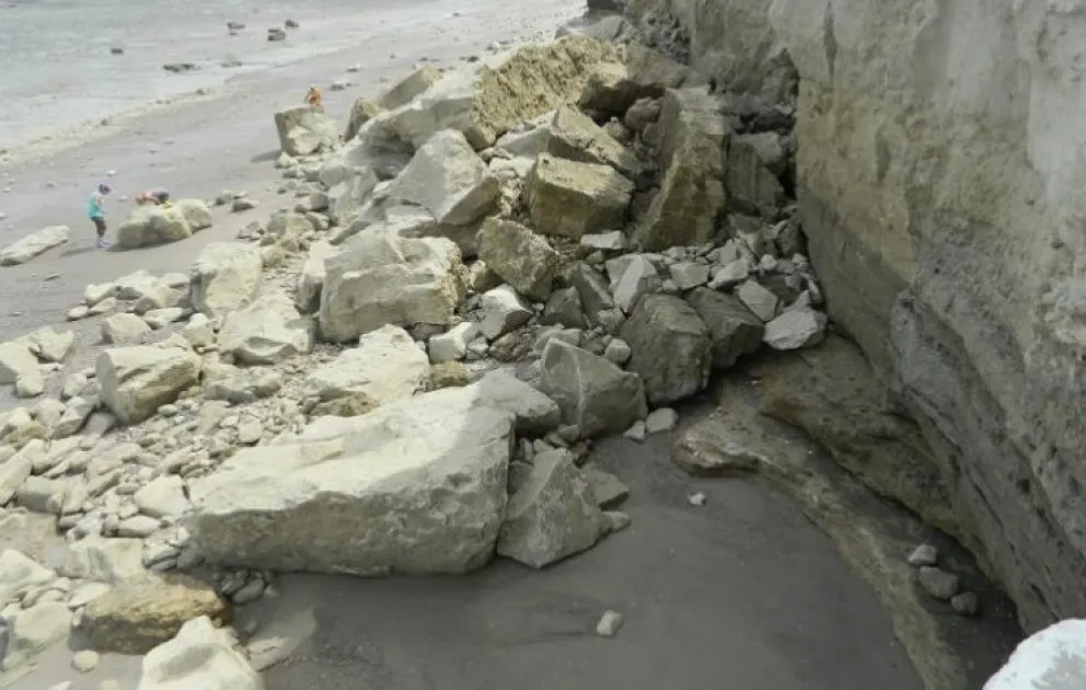 Crearon el Sistema de Información sobre Derrumbes de Acantilados