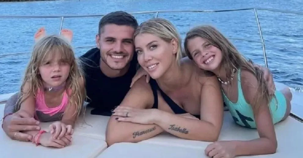 Mauro Icardi y su polémica estrategia para hacerle la vida imposible a Wanda Nara por medio de sus hijas