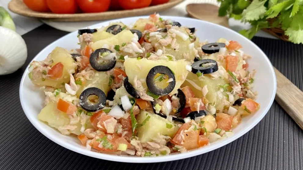 Súper simple: ensalada rápida de atún en 4 pasos