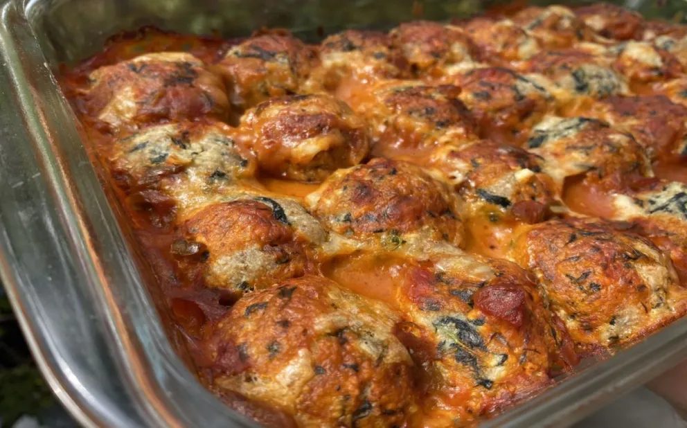 Malfattis de espinaca y ricota gratinados de lujo