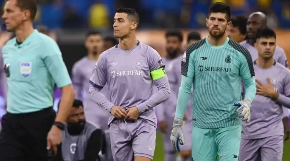 En el debut de Rossi en el arco, Al Nassr fue eliminado en semifinales de la Supercopa de Arabia Saudita