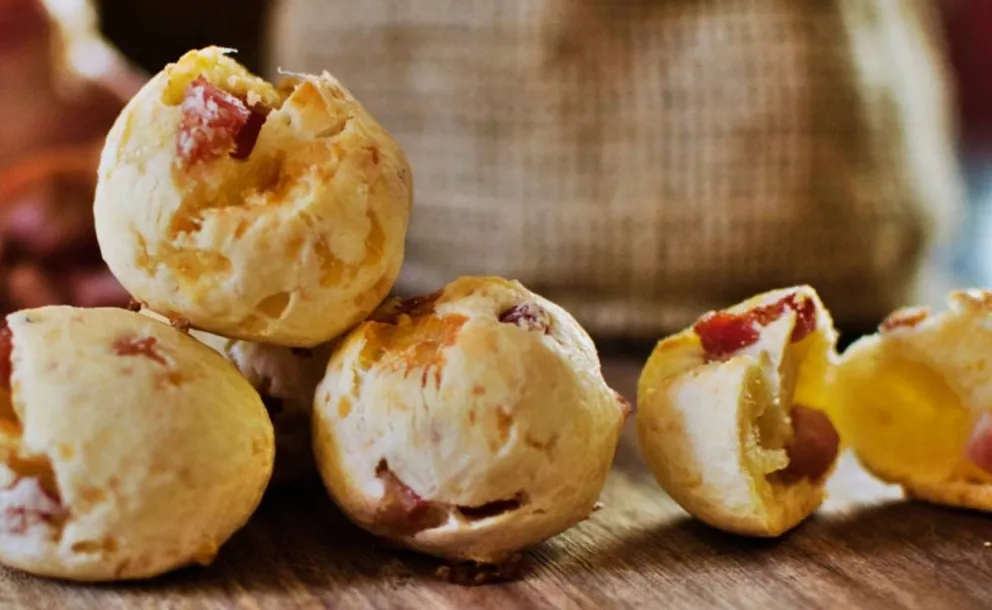 Chipacitos con jamón, sin horno y listos en sólo ¡15 minutos!