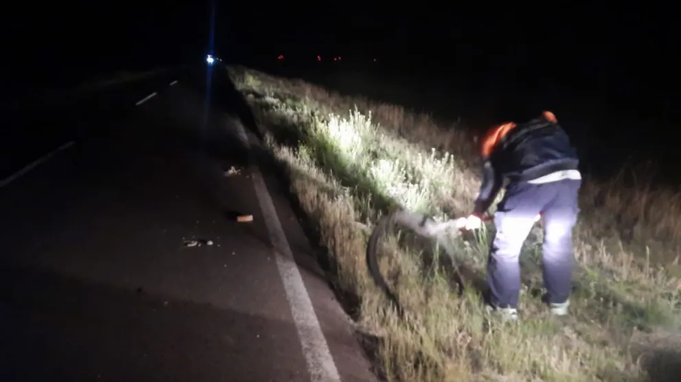 Un camión fue perdiendo parte de su carga desde Carmen de Patagones hasta Pradere