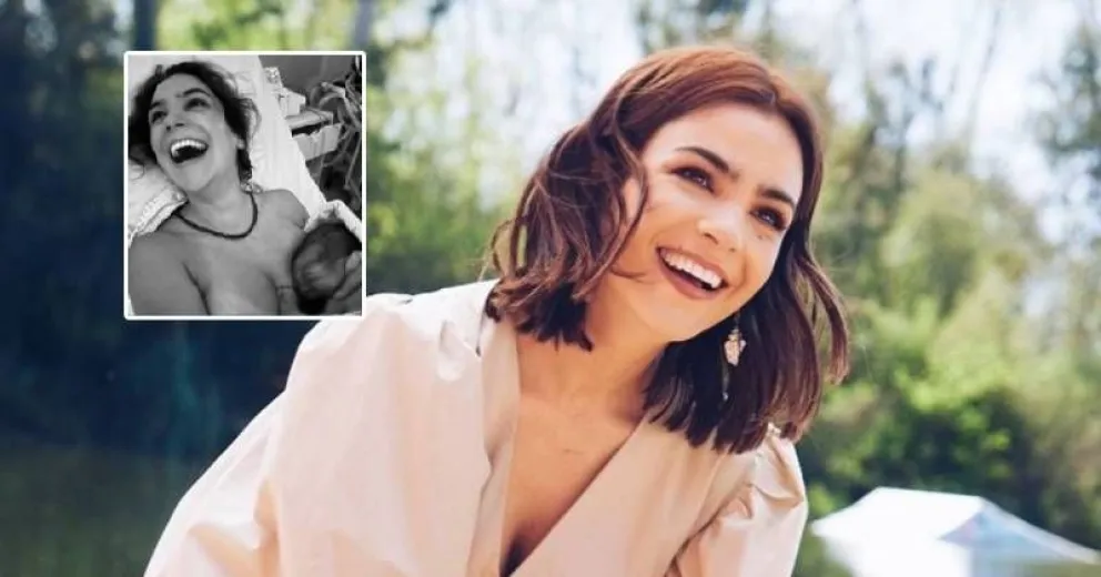 Agustina Cherri mostró cómo llegó a su casa con su cuarto hijo, Bono