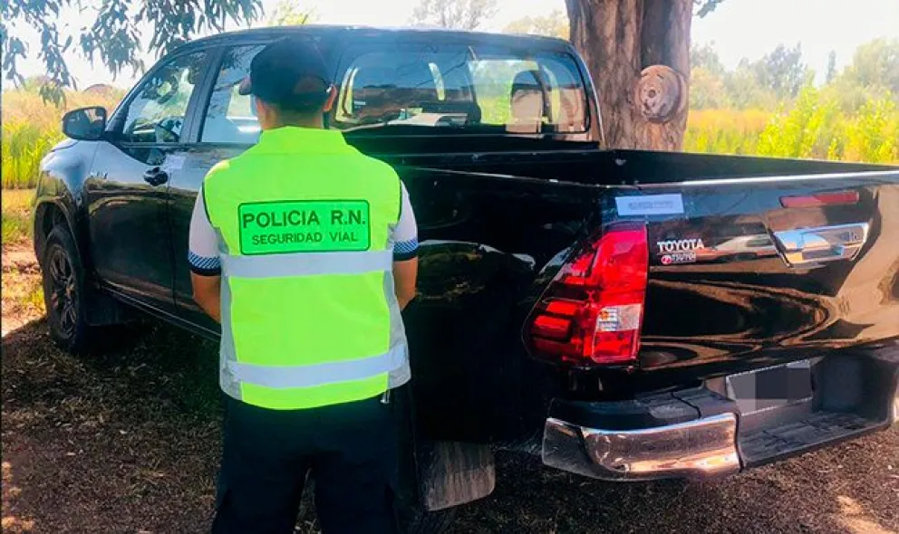 Secuestraron una camioneta de alta gama 