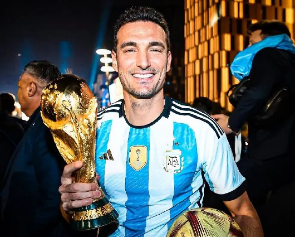Lionel Scaloni, a poco de convertirse en el mejor entrenador del mundo