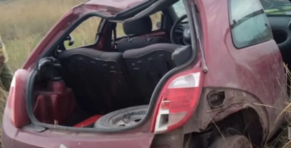 Se accidentaron en cercanías de Villalonga y fueron trasladados a Bahía Blanca 