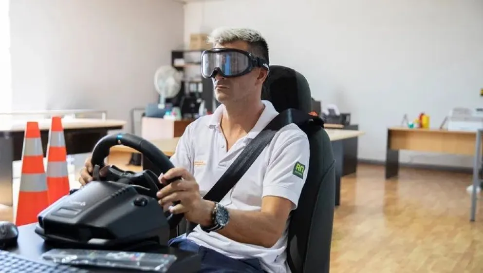 Con lo recaudado en multas, Seguridad Vial incorporó un simulador de manejo