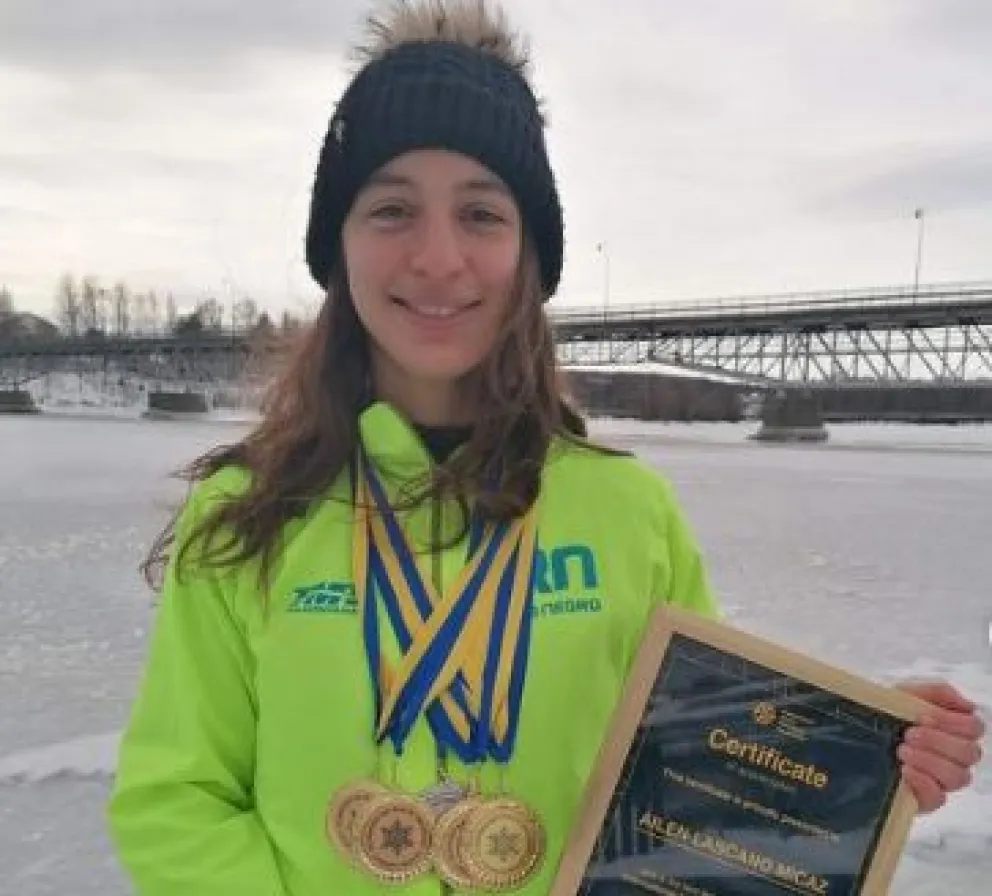 Sigue haciendo historia: Ailén Lascano Micaz en lo más alto del mundo de la natación de aguas heladas