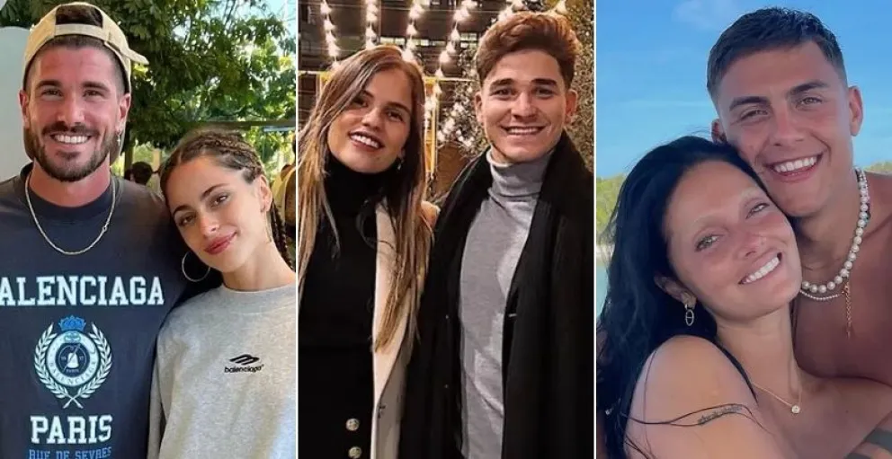 Un quemo: Rodrigo de Paul, Julián Alvarez y Paulo Dybala le hicieron el mismo regalos a sus novias por San Valentín
