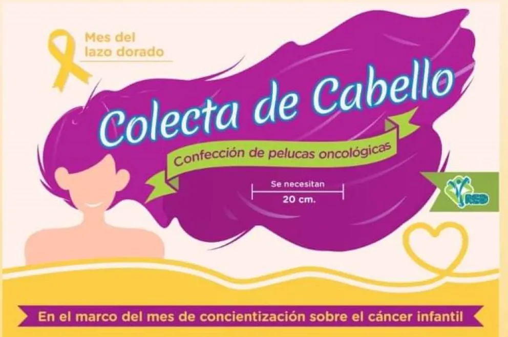El Banco de Pelucas inicia una colecta de cabello para concientizar sobre el cáncer infantil 