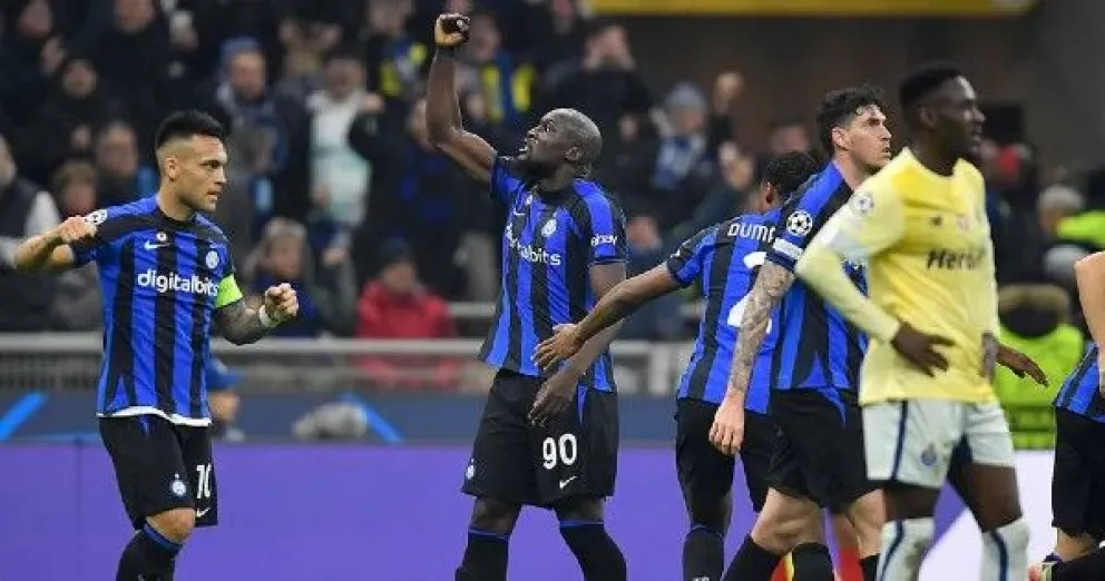 Lukaku ingresó y le dio el triunfo a Inter en Champions League