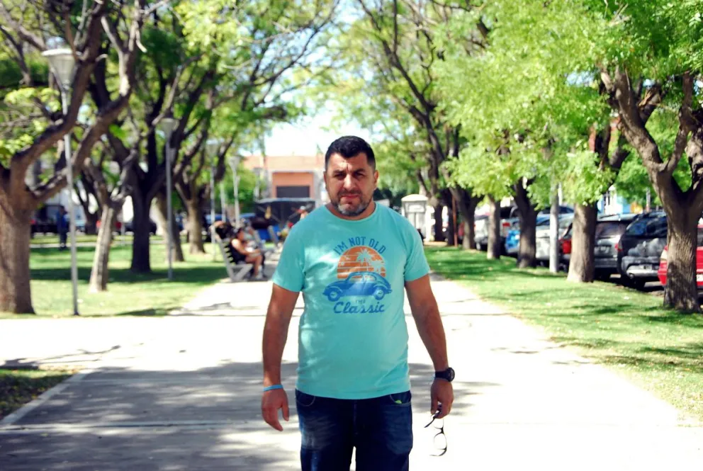 Nicolás Arce, de AVIADI. Trabajan desde hace décadas. 