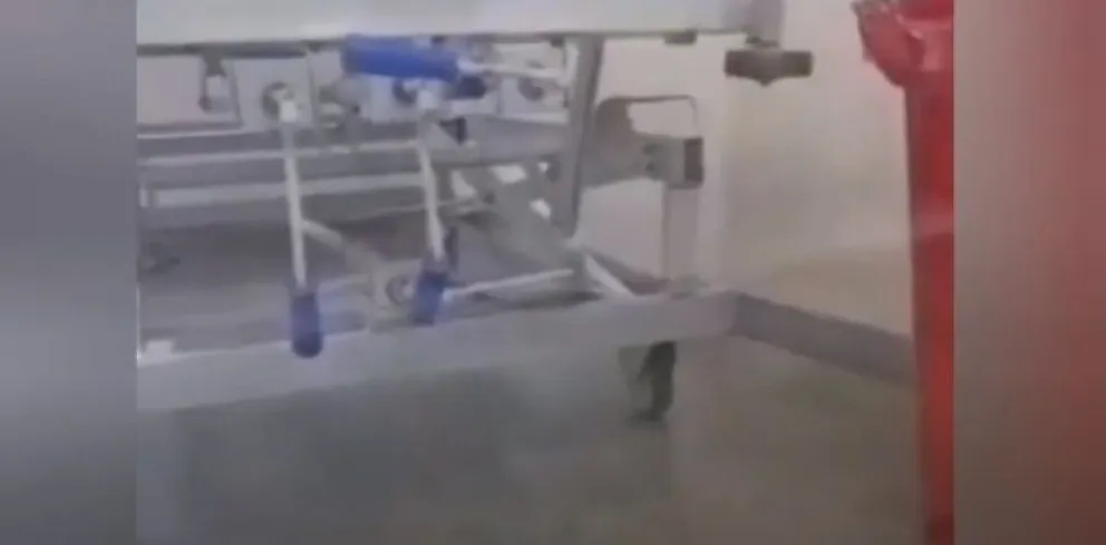 Video: horrenda aparición en el hospital de Viedma 