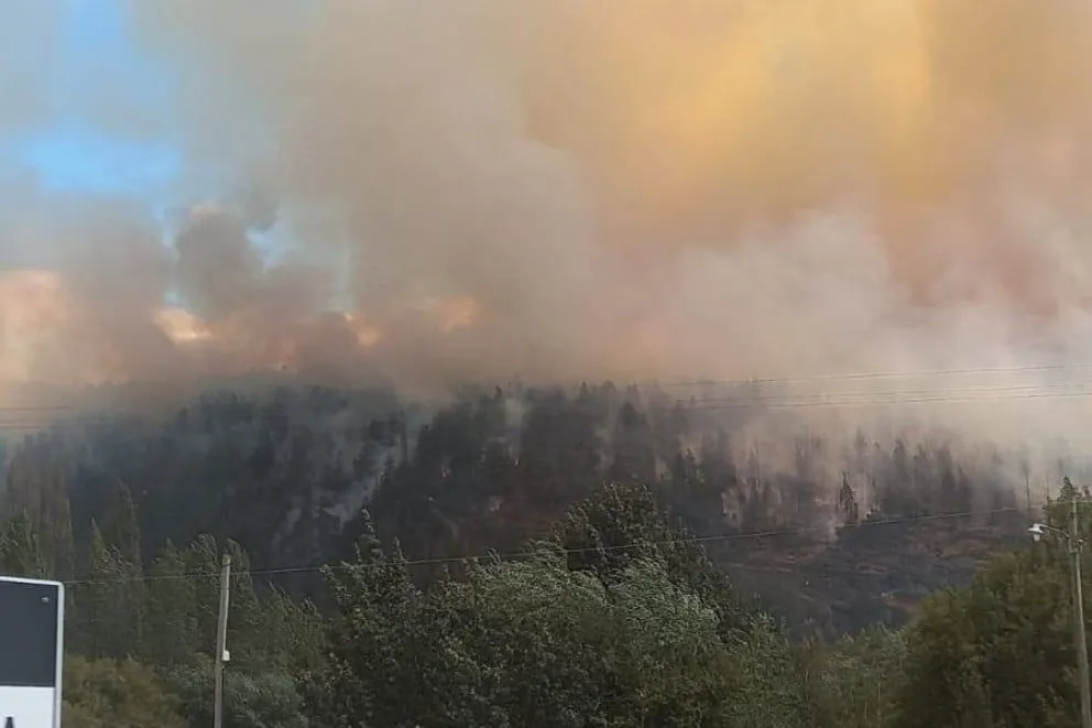 Incendio en El Bolsón: investigan imágenes y se allanó una vivienda