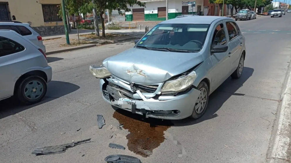 Accidente de tránsito en el boulevard Contín