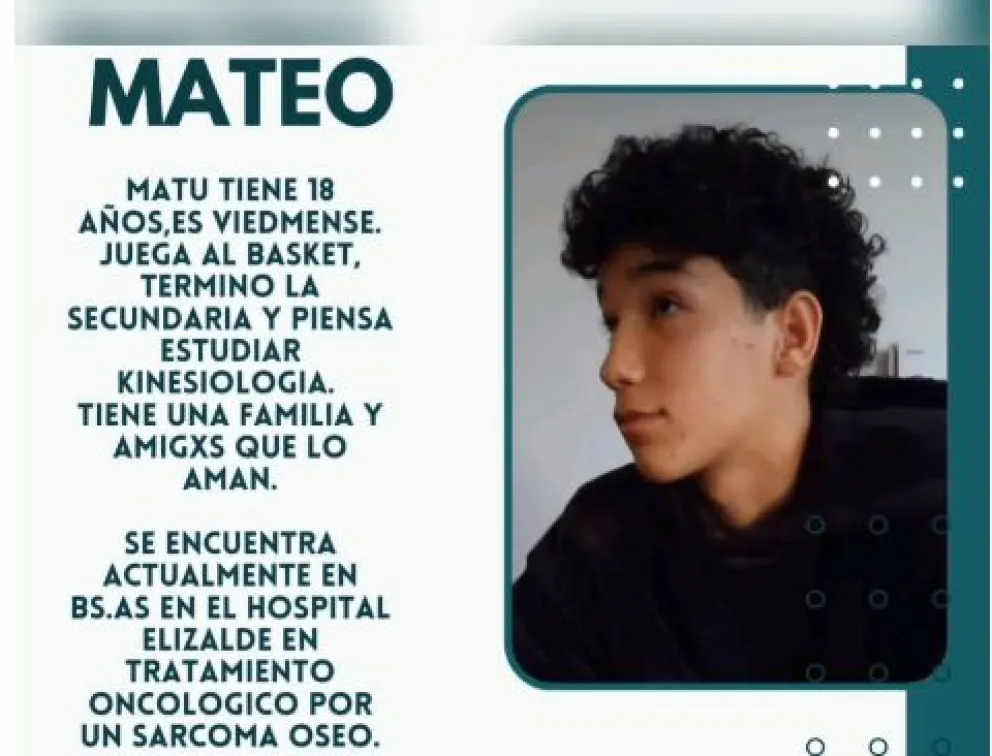 Comarca Xeneize lanza una colecta solidaria por Mateo Guido 
